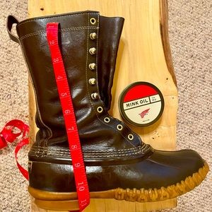 CLASSIC! LL Bean 12” Maine Hunting Shoe